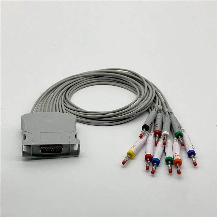 Midmark Compatible ECG Cable 10-Lead Banana 3-100-0203