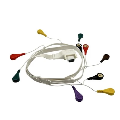 10 Lead Holter ECG Cable untuk Mortara T12