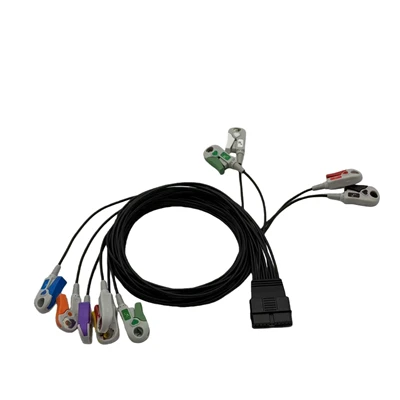 10 Leads Schiller Ecg Holter Kabel Serasi Untuk MS-12/Cardiovit Ft-1