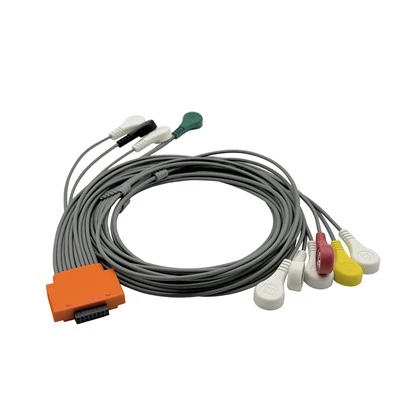 Kardioline ECG Holter Lead Wires untuk Walk400H Clickholter 10 Lead