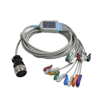 Kabel EKG Mortara Quinton yang Serasi 10-Klip Plumbum AHA
