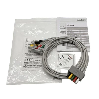 EL6504A Mindray ECG Leadwires 5 Lead, IEC, Clip 0010-30-42730