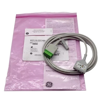 GE Marquette ECG Trunk Cable 11 Pin hingga 3 Pin Leadwire 2017004-003