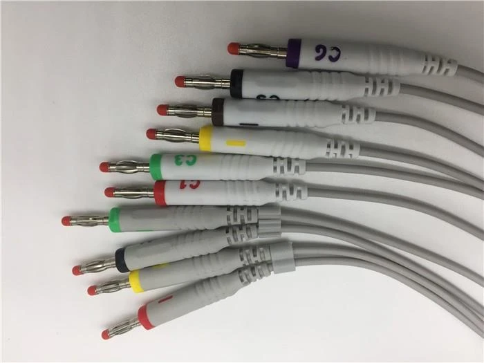 GE Marquette One-Piece EKG Cable And Leadwires