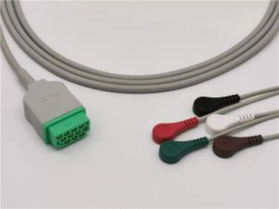 GE Healthcare Marquette ECG Cable 5 Leads Snap