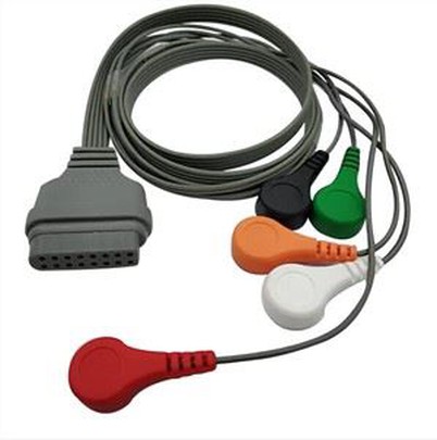 Edan SE-2012 / SE-2003 5 Leadwire Cable Lead ECG Leadwire