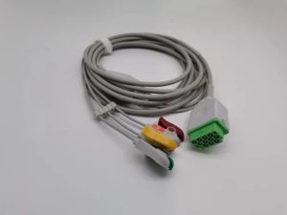 GE Marquette Compatible ECG Cable 3-LD