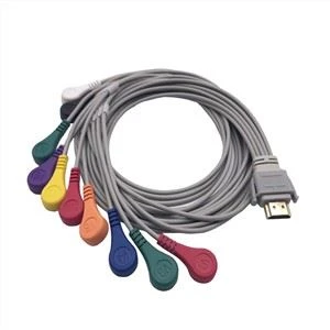 Kabel Holter ECG 10-Lead Connector HDMI Untuk Edan