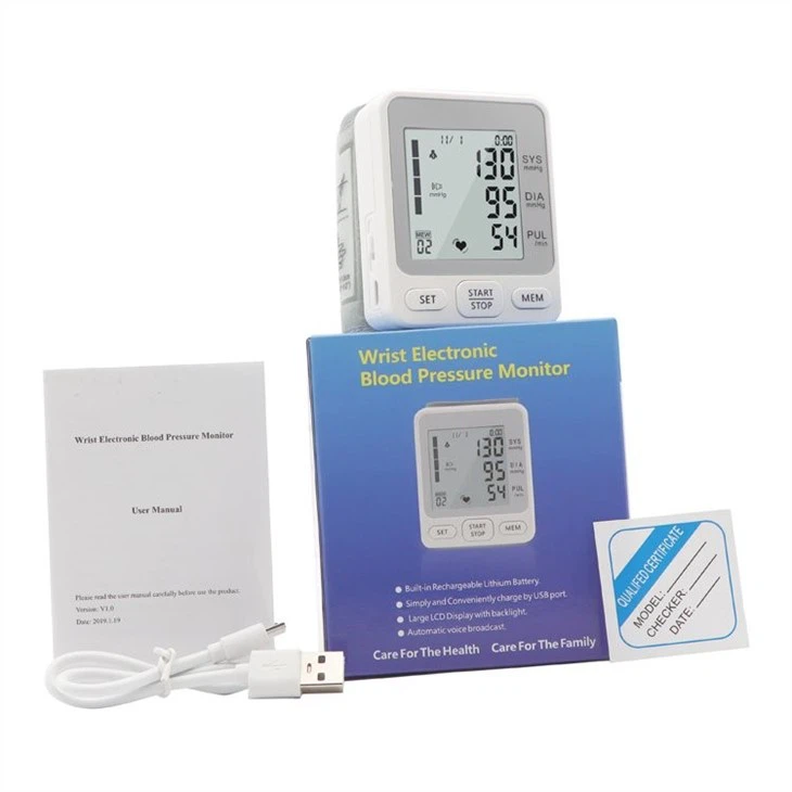 Wrist Electronic TK-W202 Battery Blood Pressure Monitor
