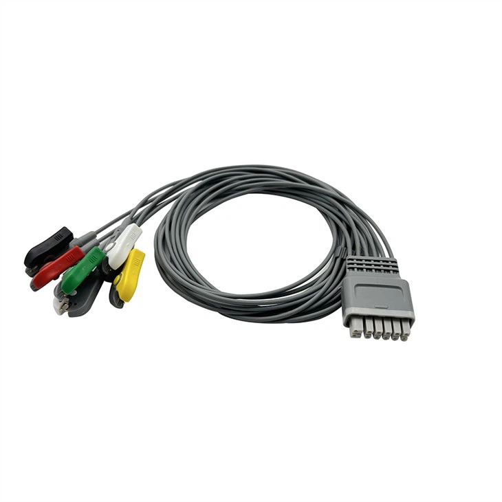 Ecg Cable Compatible For Mindray Telemetry Snap,AHA